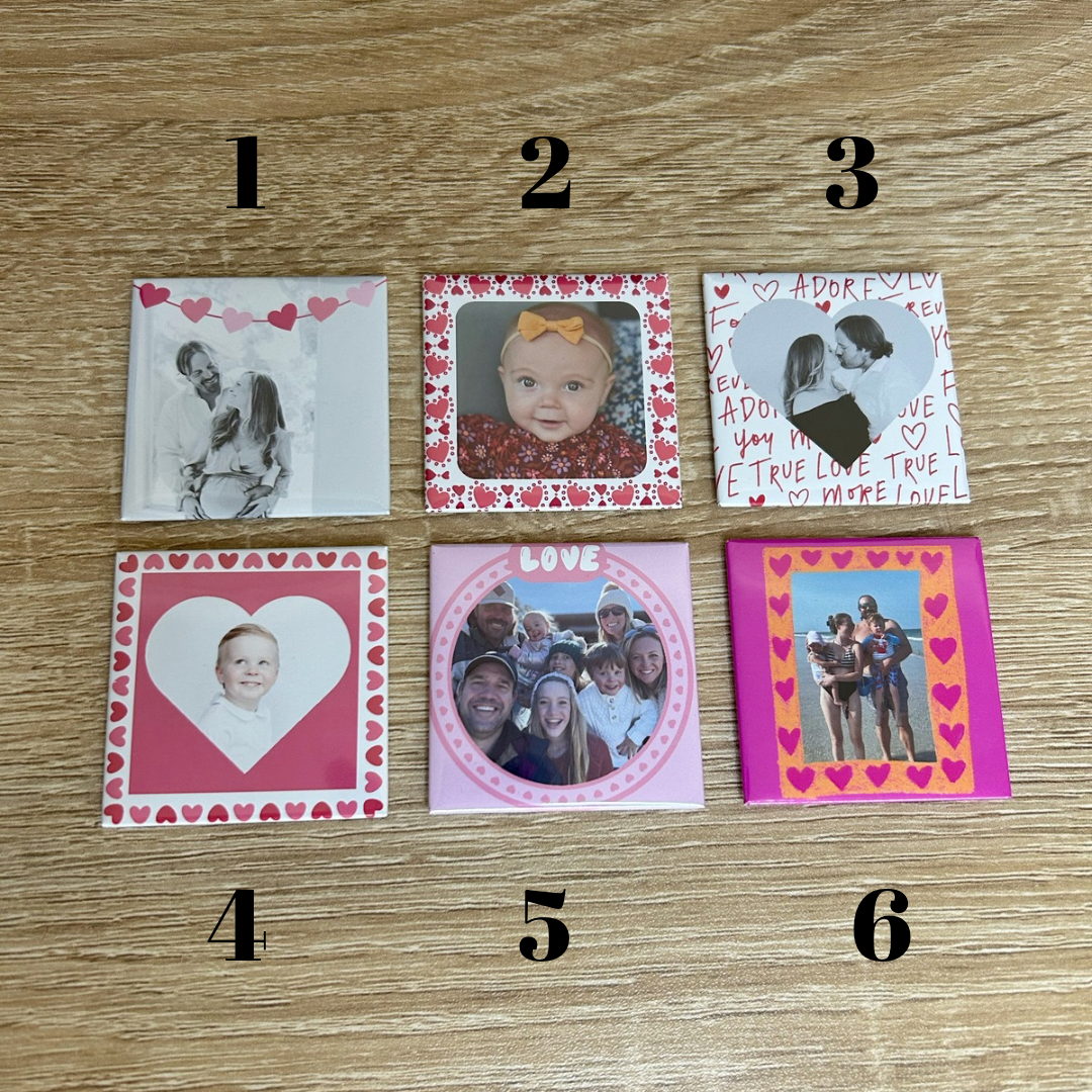 3 Pack Valentine Magnets