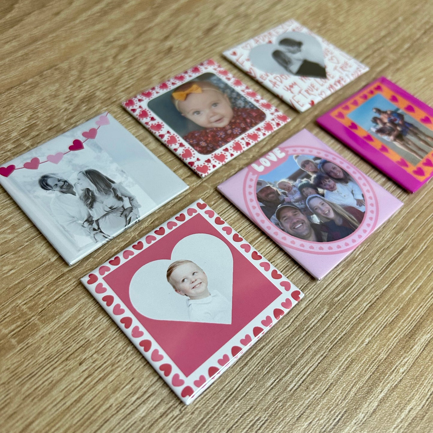 3 Pack Valentine Magnets